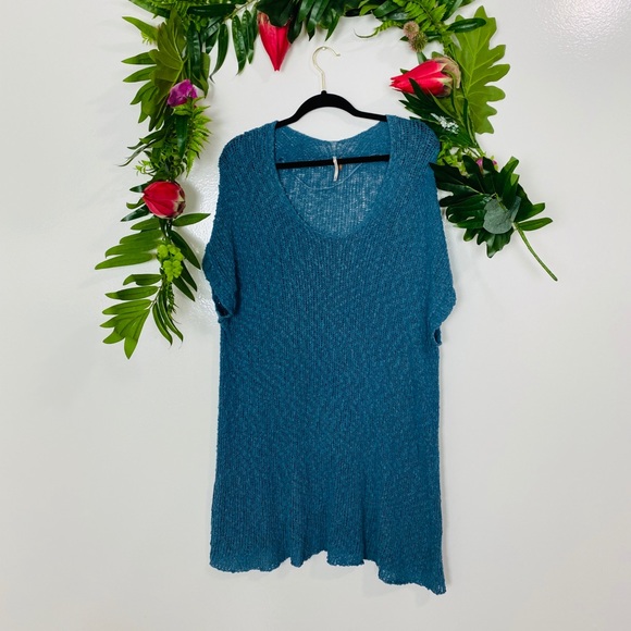 Free people knit beach cover up size medium - Picture 2 of 6